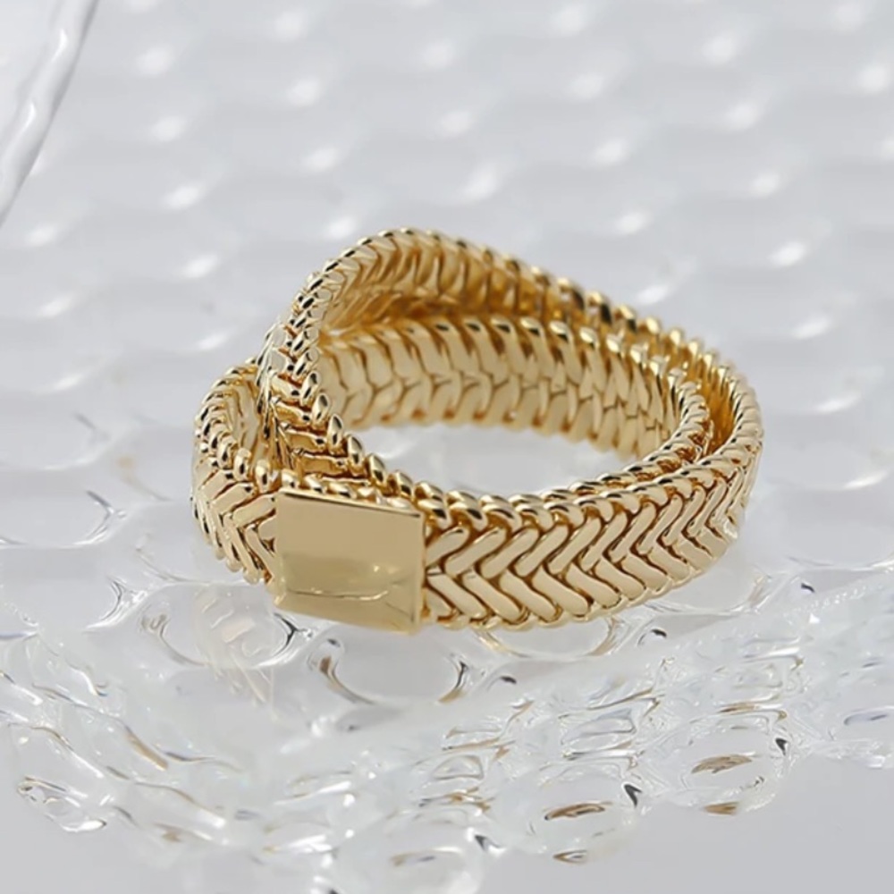 Gold Wrap Ring NWT - Picture 3 of 3